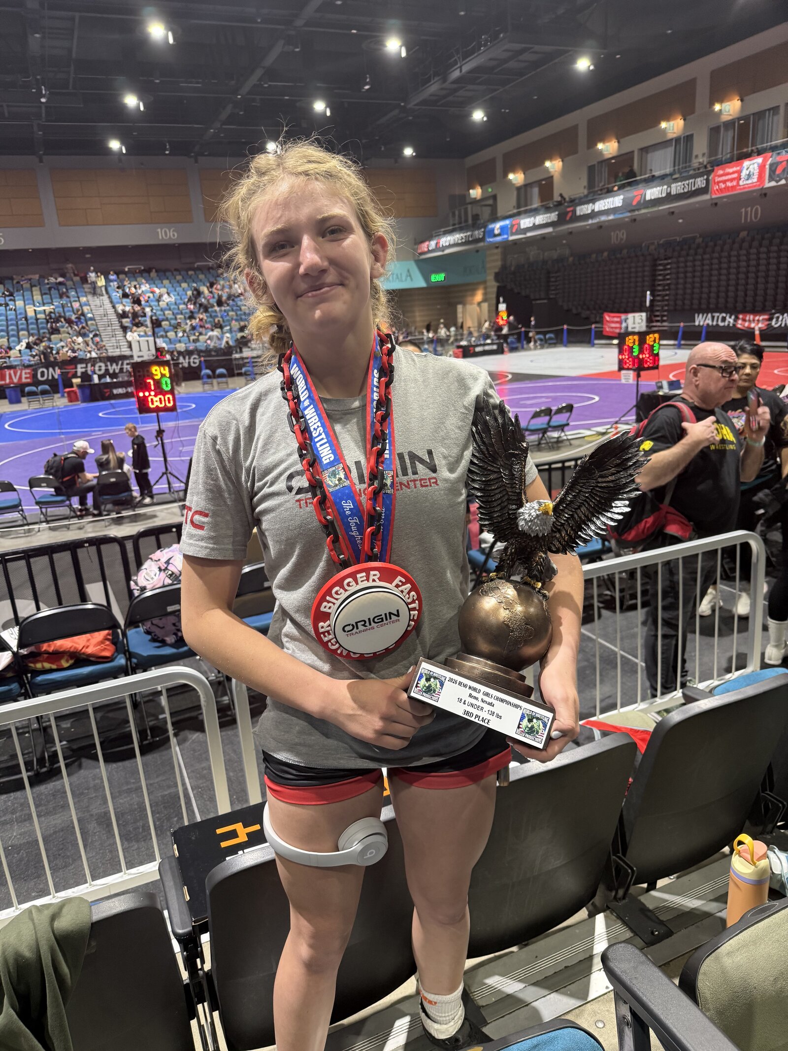 Addisyn Masullo takes 3rd at Reno Worlds 2026 and brings home an Eagle to ORIGIN